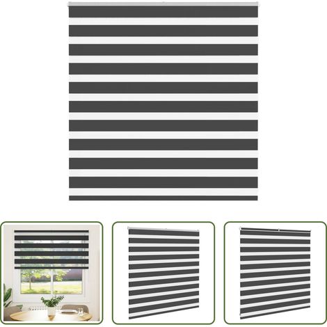 Doppelrollo - Doppelrollo Schwarz 150x100 cm Stoffbreite 145,9 cm Polyester (1/5)