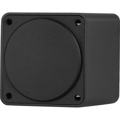 Enceinte de puissance, alliage d'aluminium, design compact, noir (1/2)