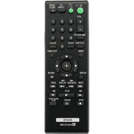 Télécommande RMT-D197A pour lecteur CD/DVD Sony : DVP-SR510H, DVP-SR210P, DVP-SR510, DVP-SR210, DVPSR510H, DVPSR210P, DVPSR510, DVPSR210 (1/3)