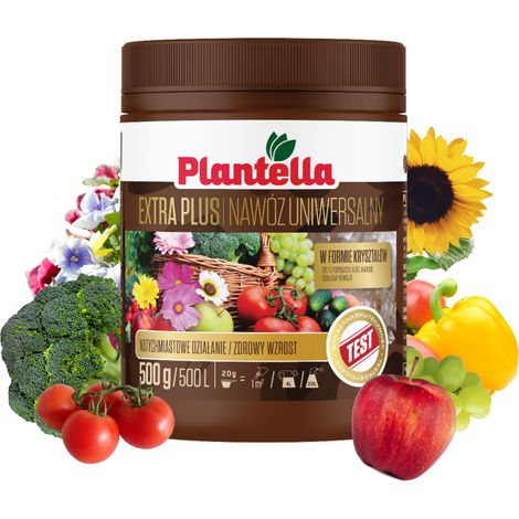 PLANTELLA EXTRA PLUS Universal-Mehrkomponentendünger NPK 20 20 20 500 g