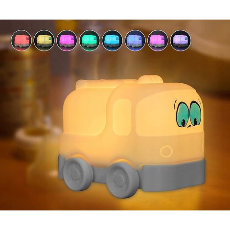 LAMPE DE NUIT POUR ENFANTS LED CAMION DE POMPIERS CAMION (1/4)