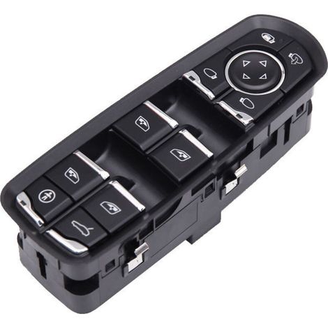 Il s'agit d'une commande de lève-vitre électrique (référence 7PP959858AE) pour Porsche. Elle permet de monter et descendre les vitres électriques, offre une utilisation intuitive et un confort d'utili