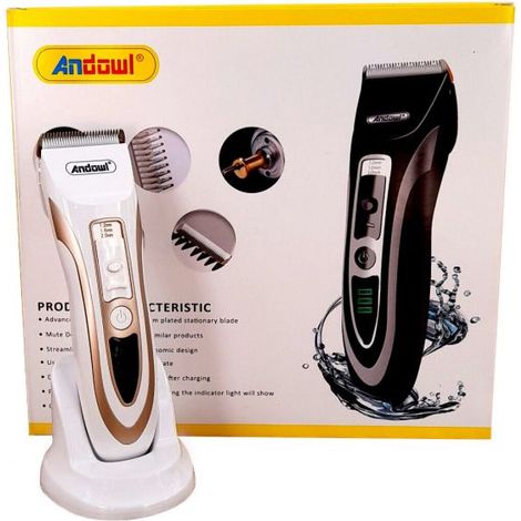 RASOIO TAGLIA CAPELLI ELETTRICO REGOLA BARBA RICARICABILE DISPLAY PETTINI QL7188