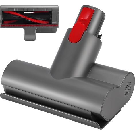 Mini Turbo Brosse pour Dyson V7, V8, V10, V11, V15 - Brosse Motorisée Antíacariens, Tête de Brosse de Remplacement pour Matelas et Tissus d'Ameublement (1/5)