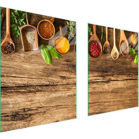 GLASSCHUTZPLATTE FÜR HERD 85x52 SPICES (1/5)