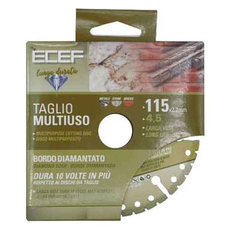 DISCO DIAMANTATO UNIVERSALE Ø 115 mm - ECEF
