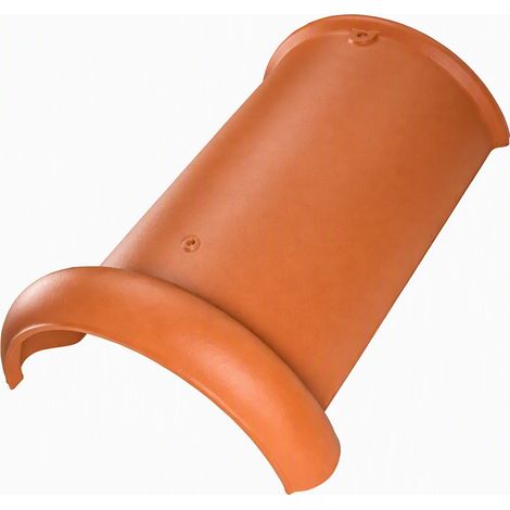 Faîtière demi-ronde ventilée Lantenne brun 70020060 - WIENERBERGER - 14281405 (1/2)