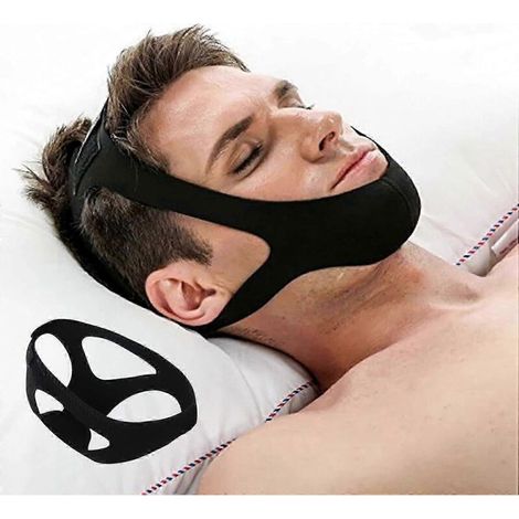 Mentonnière anti-ronflement améliorée, solution anti-ronflement, dispositif anti-ronflement professionnel et efficace