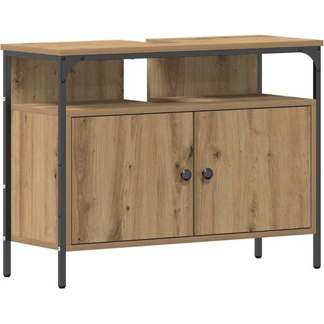 Maison Exclusive - Waschbeckenschrank Artisan-Eiche 80 x 30 x 60
