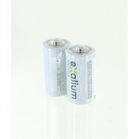 2 Piles LR14 C 1.5V Alcalines EXALIUM (LR14EXA-S2)