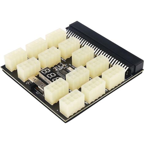 1200-W-Server-Netzteil-Konverter 12 V mit Spannungs- und Temperaturanzeige (1/4)
