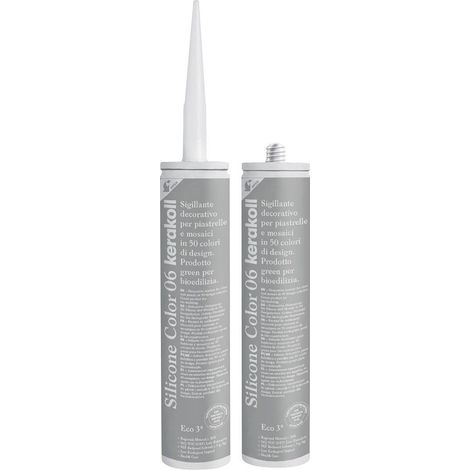 Silicone sigillante decorativo piastrelle mosaici giunture fughe colorato 310 ml colore- n 40 - confezione 1 (1/4)