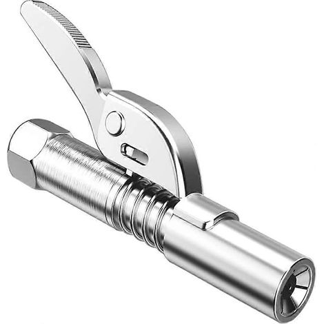 Lot de 1 graisseur haute pression, compatible avec tous les pistolets graisseurs 12 000 PSI, graisseur robuste à verrouillage et déverrouillage rapide. Convient à tous les pistolets graisseurs. (1/4)