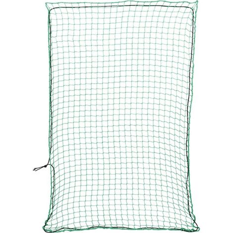 Rete per rimorchio con cordino elastico verde 2,2x1,5 m PP (1/5)