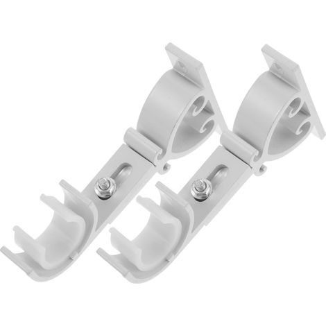 pices Support Tringles Rideaux Robuste Fixation Murale (1/5)