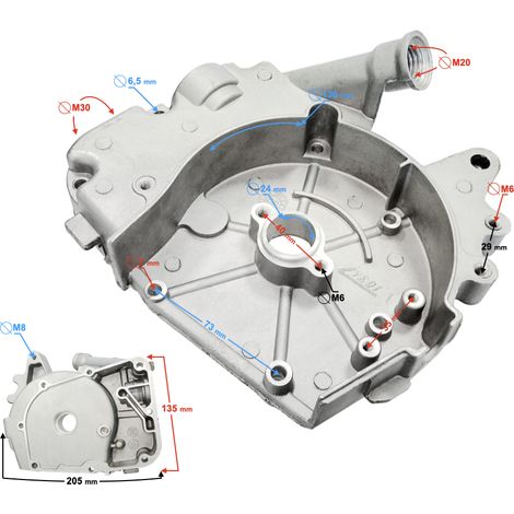 Tapa del depósito de aceite del motor de la scooter 50 4T (1/3)