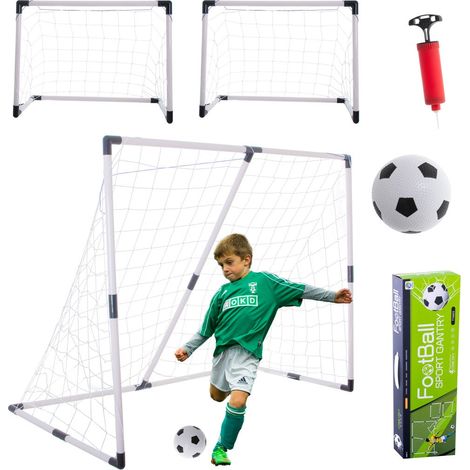Kinderfuballtor 2in1 143x110x70cm