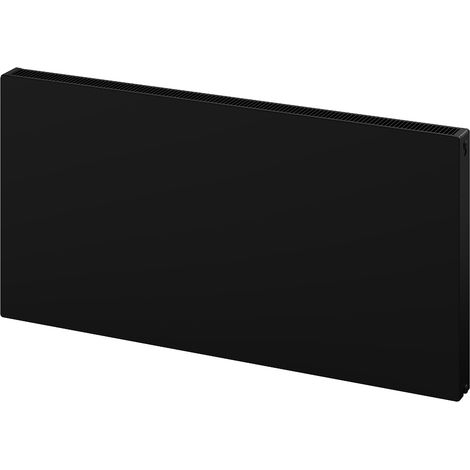 Mexen Flat CF21 Flachheizkörper 500 x 1000 mm, seitliche Anschlüsse, 1008 W, schwarz - W421F-050-100-70 (1/5)