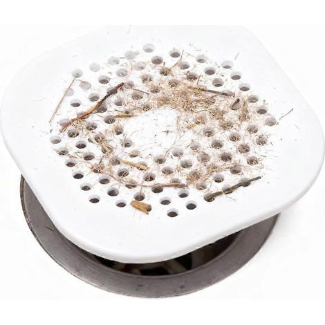 Lot de 3 grilles d'évacuation carrées avec ventouses, protection de siphon de sol de 14 cm pour cuisine et salle de bain, filtre anti-cheveux (1/5)