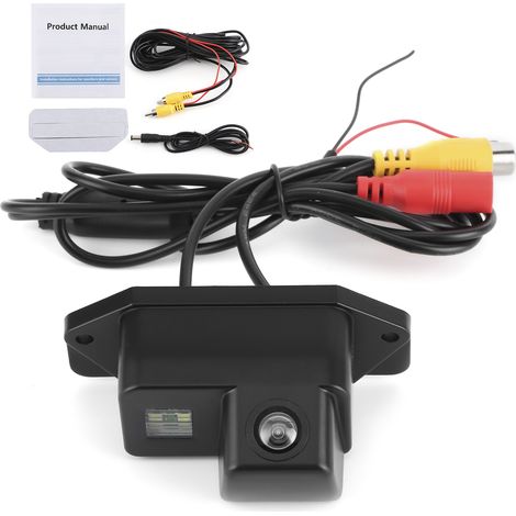 Camera de Recul - CCD 648x480 - Angle de Vision 170° - Référence Électronique - Étanchéité IP67 - Pour Voiture - 12 V - 1 Pièce (1/5)