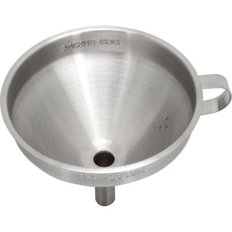 Entonnoir de cuisine en acier inoxydable avec filtre - 13 cm de diamètre (1/5)
