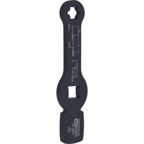 KS Tools 3/4 Schlag-Torx-E-Schlüssel mit 2 Schlagflächen, E24 (1/4)