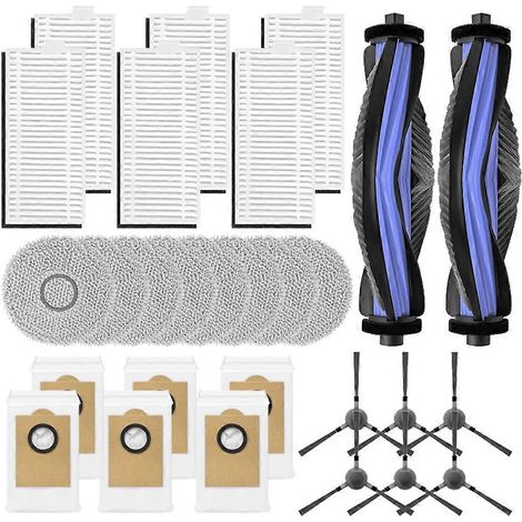 Accessoires compatibles avec l'aspirateur Lefant M3 : brosse principale, filtre, lingette, sac à poussière et accessoires de rechange (1/5)