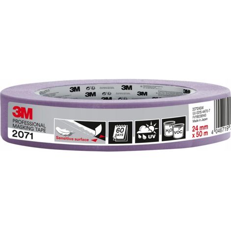 Abdeckband 3m 2071 violett 50 m x 24 mm