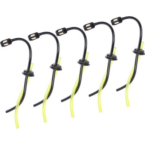 5 Pièces Durite Essence Debroussailleuse Joints de Tuyau de Carburant Universels Filtre à Essence Kit Tuyaux D'essence Tuyau D'alimentation Essence Joint et Filtre pour Tondeuse