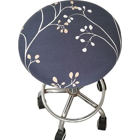 Housse De Banc - Tissu Élastique Spandex - Pour Tabouret Rond 30 À 45 Cm De Diamètre - Bureau Maison Restaurant Bar - 1 Pièce (1/5)