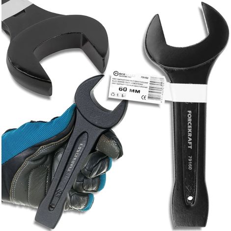 FORCEKRAFT Flachmaulschlüssel zum Ziehen 60 mm 310 mm Cr-Mo