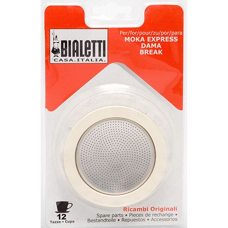 Bialetti 12 Cup Washer/Filter Set