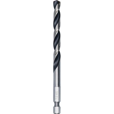 Bosch Metal HSS Twist Drill Bit 7 x 69 x 109 mm HEX 1/4"" Shank 2608577877 (1/5)