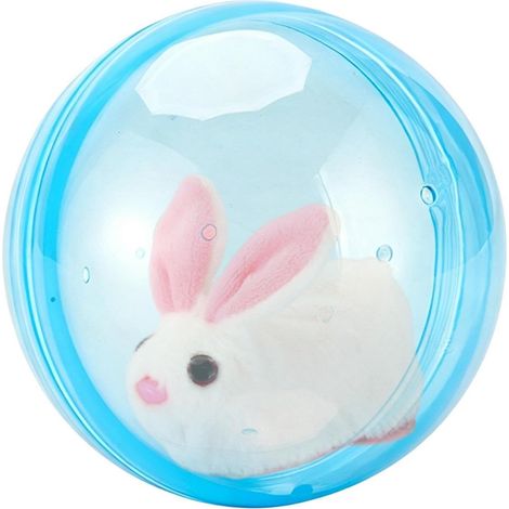 Balle interactive pour chat - Jouet d'enrichissement intelligent et mignon Jouet d'enrichissement automatique pour chat, chat d'extérieur, jardin, maison, salon, balcon, chien, chaton, lapin