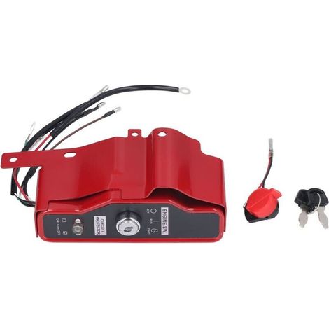 Kit interruttore di arresto motore e interruttore di avviamento con 2 chiavi per motori a benzina GX340 GX390 da 11 CV e 13 CV (1/5)