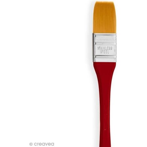 Pinceau Spalter Iris Gold Pébéo - Brosse N° 25 - Rouge - Poils synthétiques