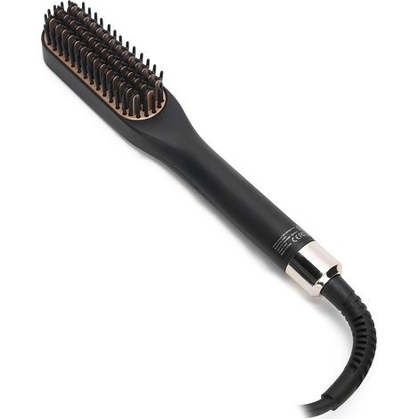 Peigne Électrique Redresse Barbe Homme, Lisseur Barbe Multifonction avec Prise EU 100‑240V
