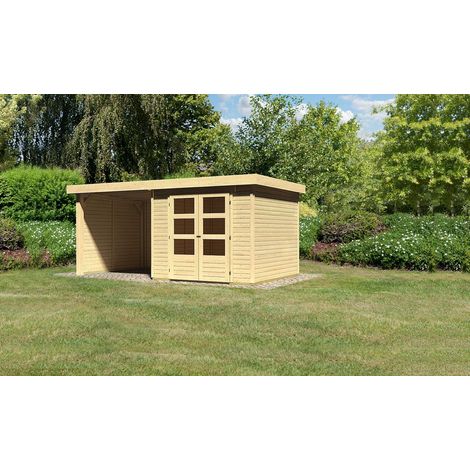 SH Askola 3,5 natur242x242x211 im Set mit AD 2,40m und SW+RW