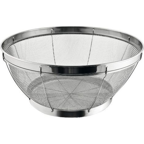 Passoire Tamis 20 cm en Acier Inoxydable pour Cuisine, Ustensile de Préparation Alimentaire, Filtre Polyvalent pour Égoutter et Tamiser (1/5)