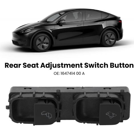 Interruttore di regolazione del sedile posteriore per Tesla Model Y - Pulsante 1647414 00 A (1/5)