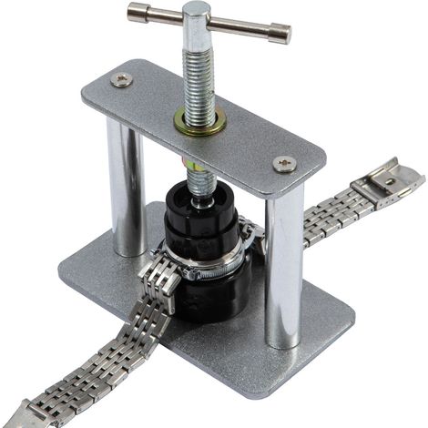 Watch repair tool, watch case press, hand tools for changing watch batteries and case covers, gold watch battery replacement tool set (19 pieces, including a case press and 18 molds).--DTEKGAZ