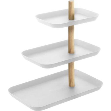 Espositore per gioielli a 3 livelli con vassoi rotanti H25,5 cm (1/5)