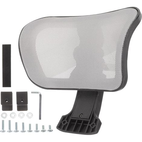 Appui-tête Ergonomique pour Chaise de Bureau en Plastique, Coussin de Tête Réglable pour Soulager Les Douleurs Cervicales, pour Chaise Ordinateur (1/5)