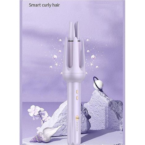 Fer à boucler automatique 32 mm rotatif à 4 températures, rouleau en céramique, fer à boucler professionnel, prise UE (1/5)