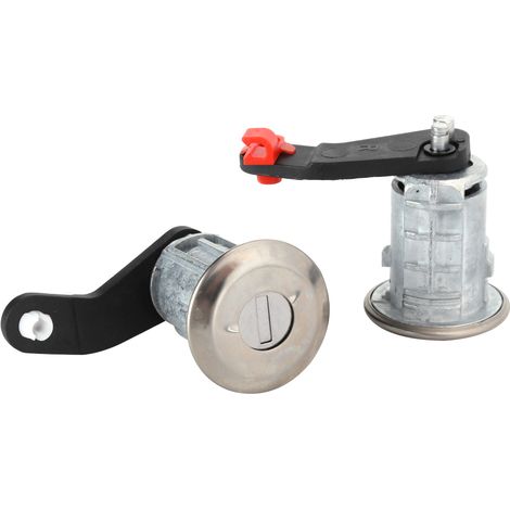 Barillet de serrure de porte gauche/droite avec 2 clés 7701470944 Compatible avec Renault Master 1998-2016 (1/5)