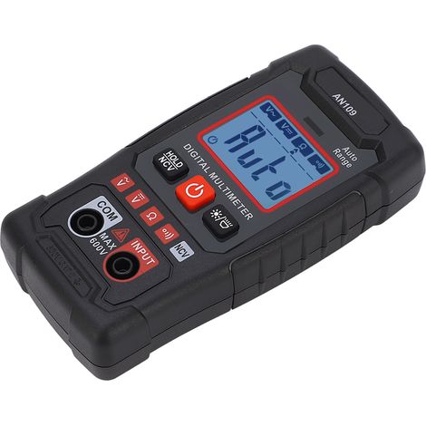 AN109 Digitalmultimeter, 4000 Zähler, intelligente Messung, automatische Bereichswahl Spannungsprüfer mit berührungsloser Spannungsfunktion, geeignet zur Messung von Wechsel- und Gleichspannung, Wider (1/5)
