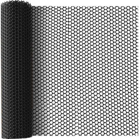 Filet en plastique noir. 5 m x 40 cm. filet de protection multi-usages pour arbres. chats. chiens. lapins et plantes (1/5)
