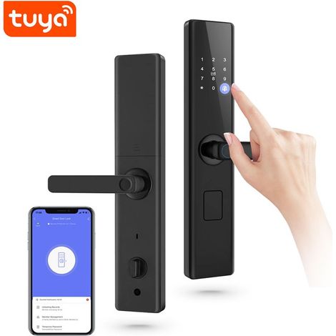 Tuya Serratura Automatica per Porta con Impronta Digitale Smart WiFi (1/5)