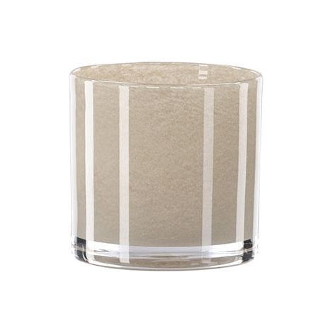 Glora Teelichthalter beige.