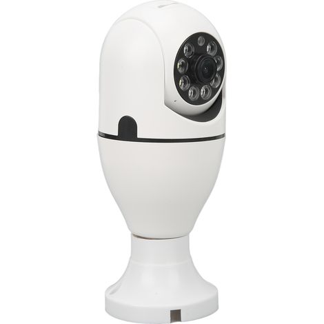 Caméra ampoule panoramique infrarouge 360° avec Wi-Fi et culot E27. (1/5)